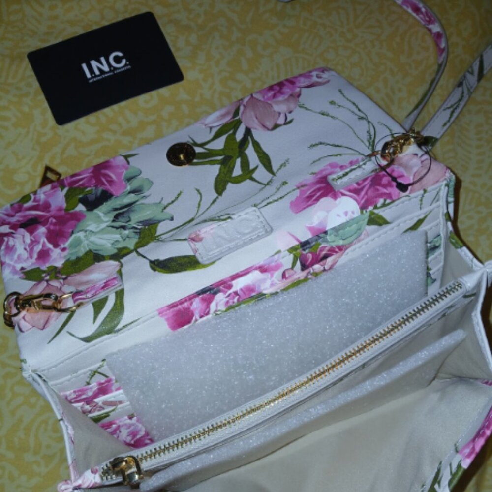 Floral Pink Purse (Never worn still with packaging in pockets)